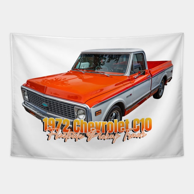 1972 Chevrolet C10 Fleetside Pickup Truck Tapestry by Gestalt Imagery