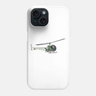 Old Small Green Helicopter Phone Case