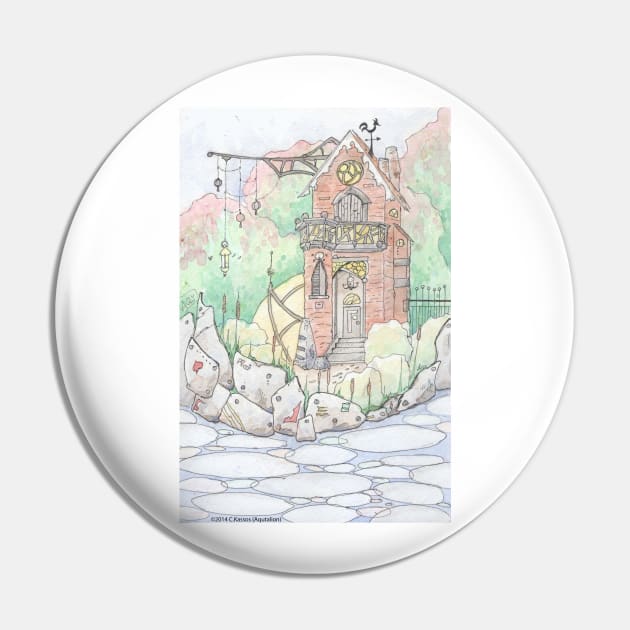 Mad Scientist's House Pin by Aqutalion