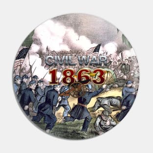 Civil War 1863 Pin