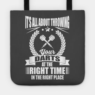 Throw your darts in the right place 2 Tote