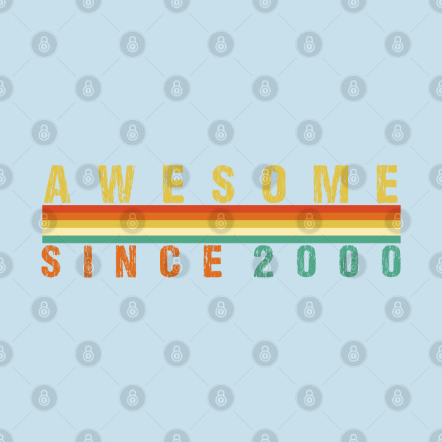 Discover awesome since 2000 MK2 - Awesome Since 2000 - T-Shirt