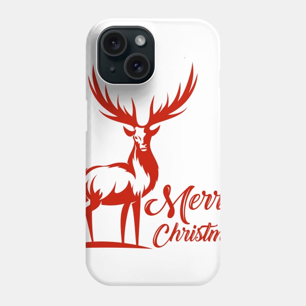 Merry christmas Phone Case by Whatastory