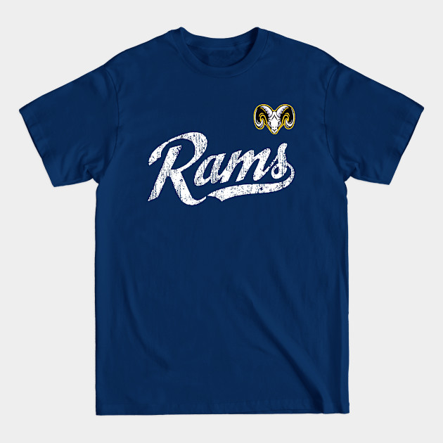 Rams School Sports Fan Team Spirit Mascot Cute - Rams Football - T-Shirt