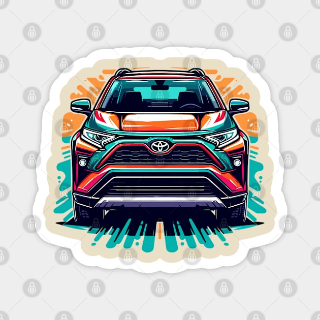 Toyota RAV4 Magnet by Vehicles-Art