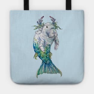 Mermaid Manatee Tote