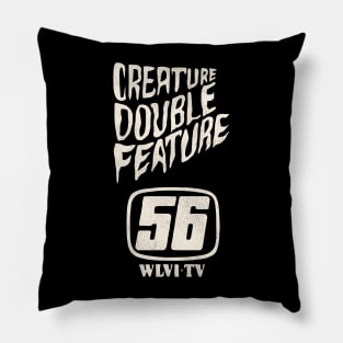 Creature Double Feature 70s Horror WLVI 56 Boston Pillow