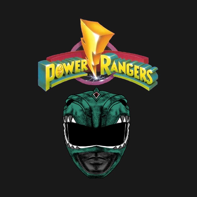 power ranger green head by sunflow