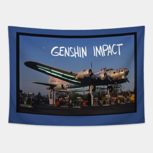 genshin bomber Tapestry