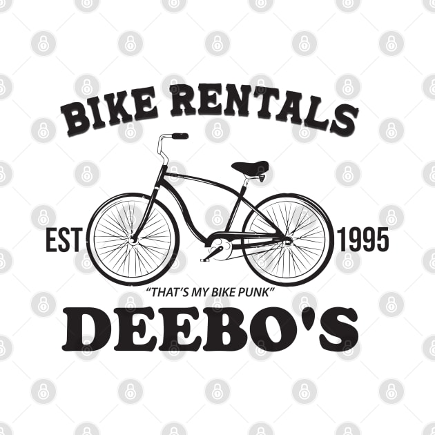 BIKE RENTAL EST 1995 DEBOO'S by Geminiguys