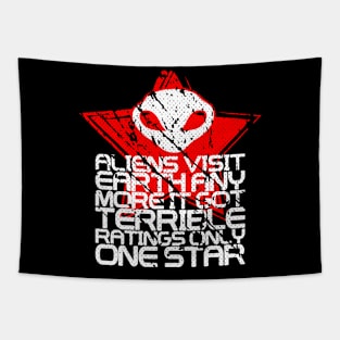 Alien Ufo Area 51 Tapestry