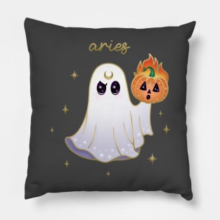 Aries Pumpkin Ghost with Aries Pillow