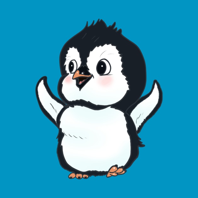 Happy penguin by Artofokan