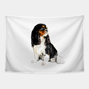 Cavalier King Charles Spaniel Tri Elegance Tapestry