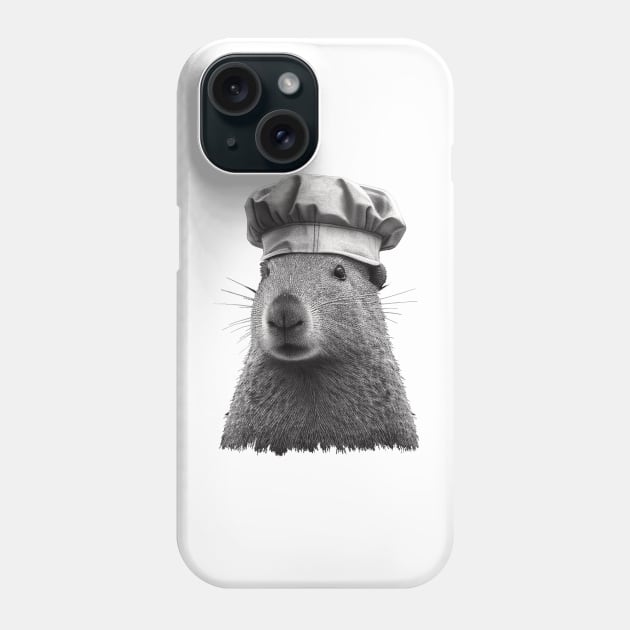 Capybara cook Phone Case by stkUA