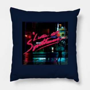 Listen to Synthwave - City Nights Pillow