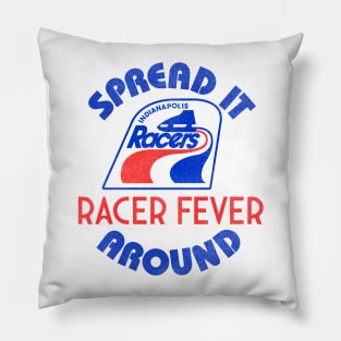 Defunct Indianapolis Racers 'Racer Fever' Hockey Team Pillow