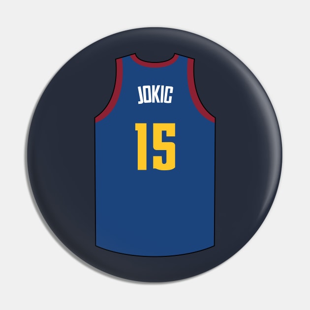 Nikola Jokic Denver Jersey Qiangy Pin by qiangdade