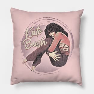 Vintage Halftone dots Kate Bush Fanart Design Pillow