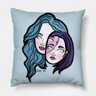 Wearing a mask Pillow