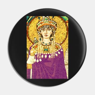 Empress Theodora Mosaic Pin