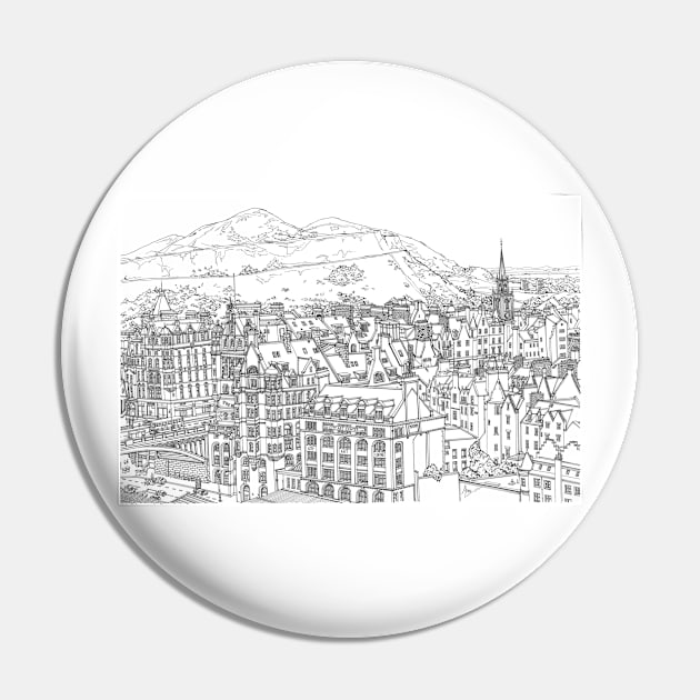 Edinburgh Pin by valery in the gallery