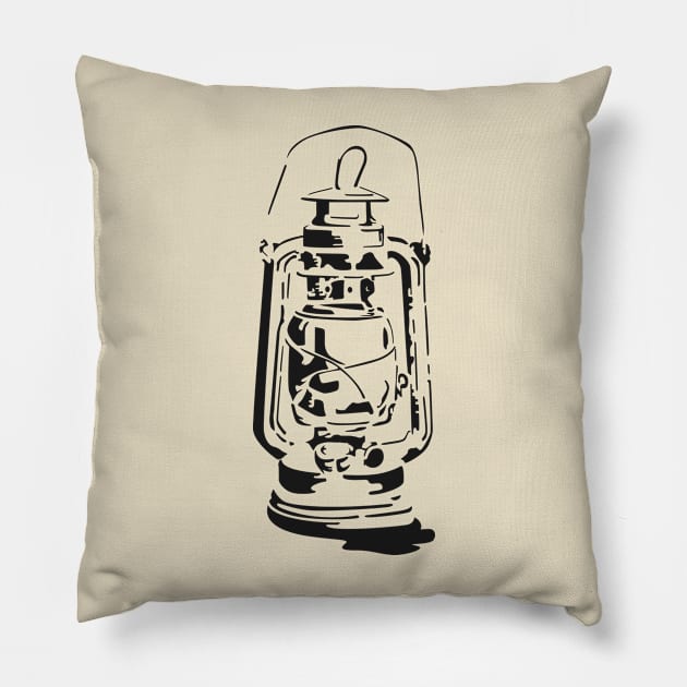 Road lantern Pillow by keenkei