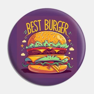 Best Burger Pin