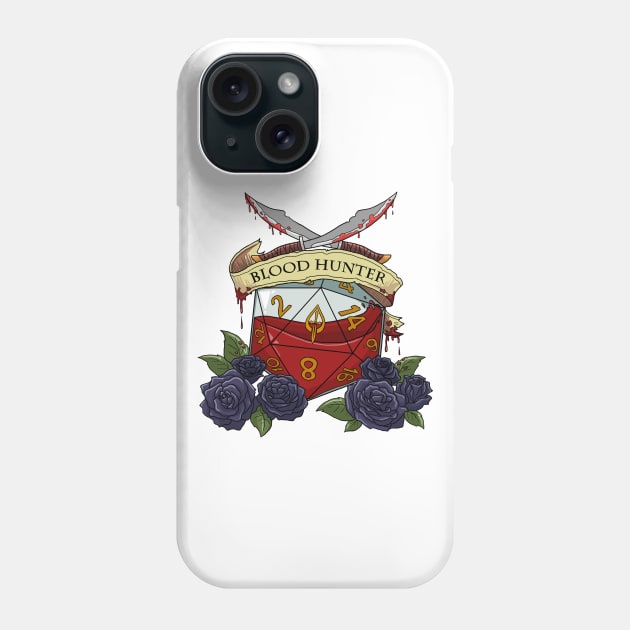 Dice Blood Hunter Phone Case by Danielle_Mahaffey