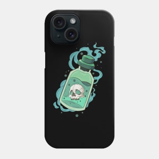 Japanese Skeleton venom bottle - Vector art illustration Phone Case