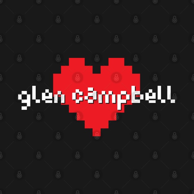 Glen campbell -> pixel art by LadyLily