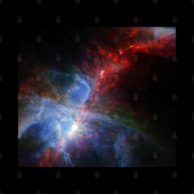 Orion Rainbow of Infrared Light by The Black Panther