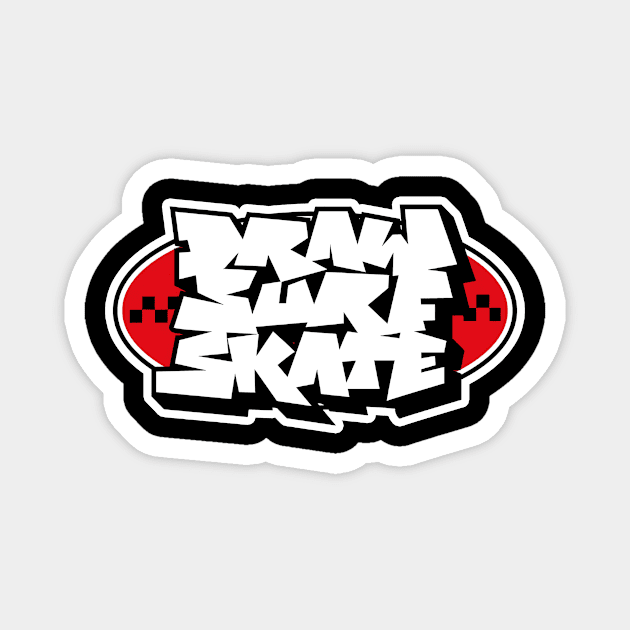 Draw Sure Skate ICon Magnet by DSS88