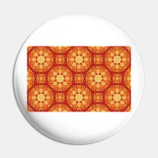 Celestial Sunset Kaleidoscope 6 Pin