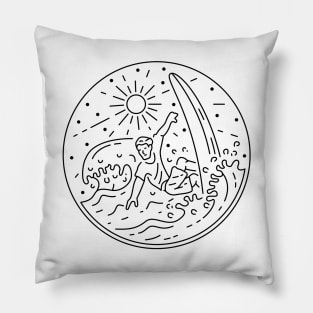 Surfing Paradise Pillow