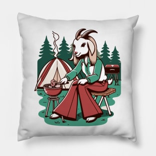 Goat make BBQ Pillow