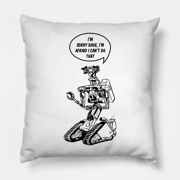 Johnny 9000 Pillow by Lycra Bustier Art