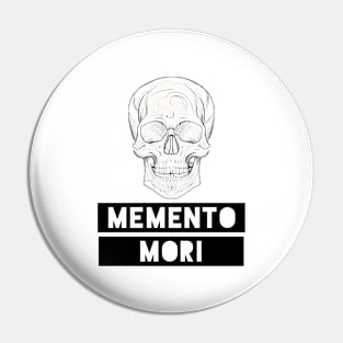 Memento Mori Skull Symbolic Trope Pin