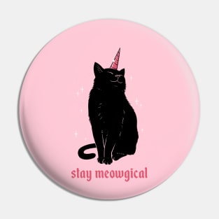 Stay Meowgical Pin