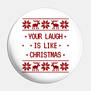 Wynonna Earp Christmas - Red Font Pin