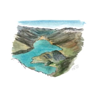 Lake Hawea from Corner Peak T-Shirt