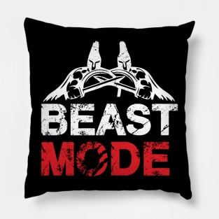 Beast mode fighter Pillow