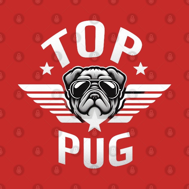 Top Pug by TooplesArt