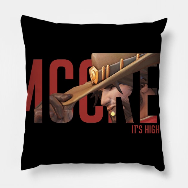 McCree - Overwatch Pillow by Rendi_the_Graye