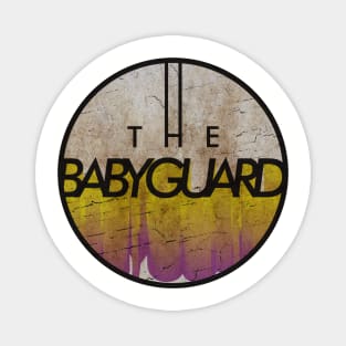 THE BABYGUARD - VINTAGE YELLOW CIRCLE Magnet