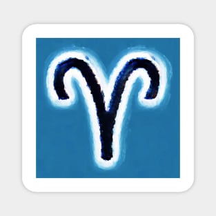 Aries Symbol Magnet