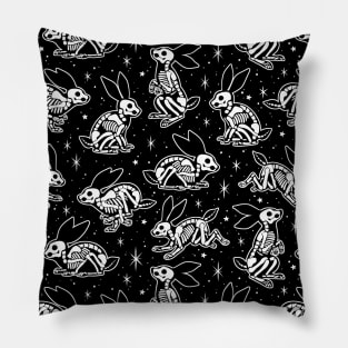 Rabbit Skeleton Pillow