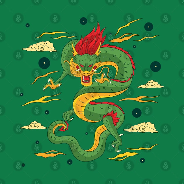 Chinese Dragon by Mako Design 