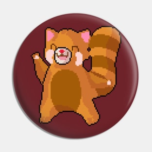 Pixel Squirrel Charm Pin