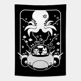 Christobelle Purrlumbus- Daring Deep Sea Dive Tapestry